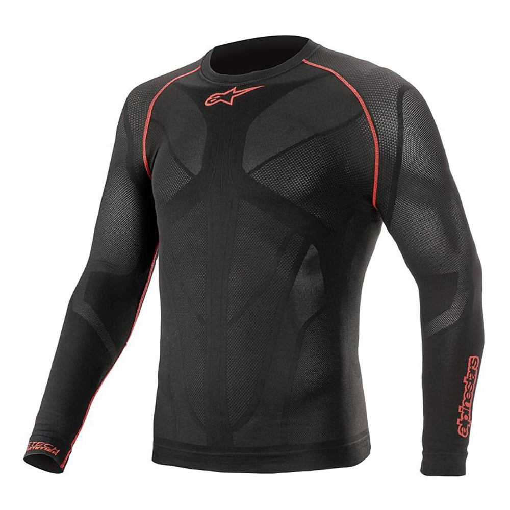 Alpinestars Alpinestars Ride Tech V2 Top Long Sleeve Summer Black Red